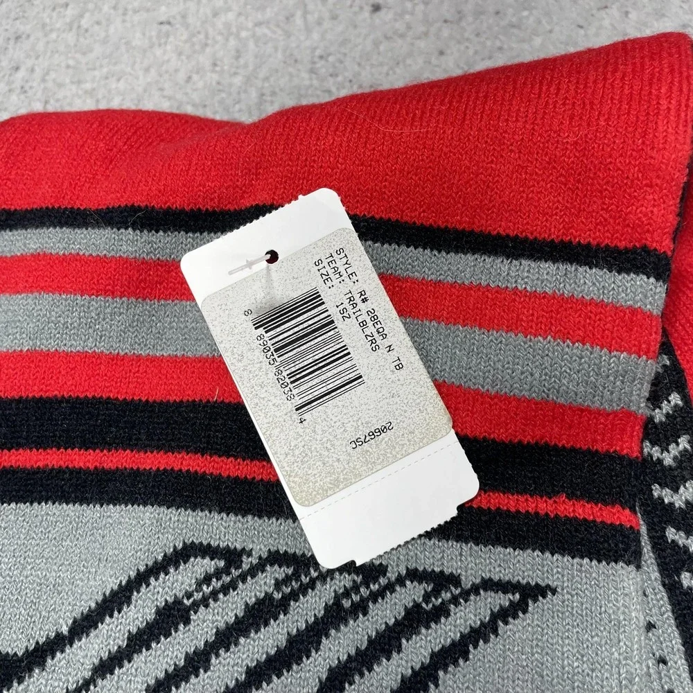 Portland Trail Blazers Scarf Mens One Size‎ Red NBA Basketball Knit Adidas